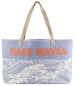 Preview: David Fussenegger Tasche Goliath 'Make Waves' 65 x 40 cm Marine - Blau