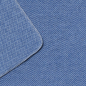 Preview: David Fussenegger Wolldecke Merano 'Fischgrät' 160 x 200 cm Jeans- Blau