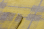 Preview: David Fussenegger Kurzflor- Wohndecke Savona 'Tartan' 150 x 200 cm Schlamm/Gelb