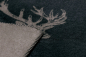 Preview: David Fussenegger Kurzflor- Wohndecke Savona 'Hirsch' 150 x 200 cm Schlamm- Beige