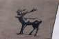 Preview: David Fussenegger Kurzflor- Wohndecke Savona 'Hirsch' 150 x 200 cm Schlamm- Beige