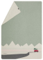 Preview: David Fussenegger Wohndecke Silvretta 'Driving Home...' 140 x 200 cm Hellgrün