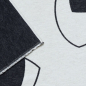 Preview: David Fussenegger Wohndecke Luca 'Abstrakt' 140 x 200 cm Anthrazit