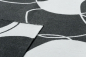 Preview: David Fussenegger Wohndecke Luca 'Abstrakt' 140 x 200 cm Anthrazit
