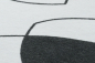 Preview: David Fussenegger Wohndecke Luca 'Abstrakt' 140 x 200 cm Anthrazit