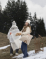 Preview: David Fussenegger Wohndecke Luca 'Ski Time' 140 x 200 cm Zement
