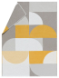 Preview: David Fussenegger Wohndecke Luca 'Modular Forms' 140 x 200 cm Gelb