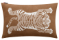 Preview: David Fussenegger Kissenhülle Nova 'Tiger' 40 x 60 cm Kork- Braun