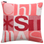 Preview: David Fussenegger Kissenhülle Silvretta 'Christmas' 50 x 50 cm Rot