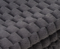 Preview: Gözze Kuscheldecke 'Jacquard' 150 x 200 cm Anthrazit
