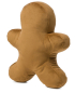 Preview: Gözze gefülltes Kissen Lebkuchen 'Mann' 27 x 34 cm Hellbraun