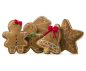 Preview: Gözze gefülltes Kissen Lebkuchen 'Mann' 27 x 34 cm Hellbraun