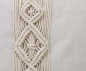 Preview: Gözze Kissenhülle Boho 50 x 50 cm Creme