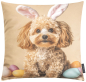 Preview: Magma gefülltes Kissen Easterparty 'Dog' 45 x 45 cm Beige