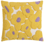 Preview: Magma Kissenhülle Sunny 'Flower' 45 x 45 cm Gelb