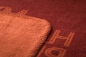 Preview: David Fussenegger Kurzflor- Wohndecke Savona 'my happy place' 150 x 200 cm Terracotta - Orange