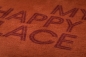 Preview: David Fussenegger Kurzflor- Wohndecke Savona 'my happy place' 150 x 200 cm Terracotta - Orange
