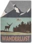 Preview: David Fussenegger Kurzflor- Wohndecke Savona 'Wanderlust' 150 x 200 cm Lindgrün