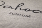 Preview: David Fussenegger Wohndecke Sylt 'Dahoam' 140 x 200 cm Filz - Hellgrau