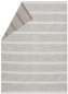 Preview: David Fussenegger Wohndecke Luca 'Struktur Streifen' 140 x 200 cm Rauch