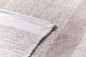 Preview: David Fussenegger Wohndecke Luca 'Struktur Streifen' 140 x 200 cm Rauch