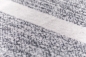 Preview: David Fussenegger Wohndecke Luca 'Struktur Streifen' 140 x 200 cm Anthrazit