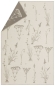Preview: David Fussenegger Wohndecke Bett Divan Überwurf Nova 'Herbarium' 145 x 220 cm Rohweiß