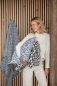 Preview: David Fussenegger Plaid Nova 'Ethno' 220 x 145 cm Anthrazit