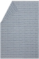 Preview: David Fussenegger Plaid Nova 'Ethno' 220 x 145 cm Filz - Blau