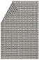 Preview: David Fussenegger Plaid Nova 'Ethno' 220 x 145 cm Anthrazit
