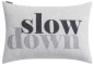 Preview: David Fussenegger Kissenhülle Silvretta 'slow down' 40 x 60 cm Filz - Hellgrau