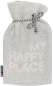 Preview: David Fussenegger Wärmflasche 'my happy place' 2L 21 x 38 cm Filz - Hellgrau