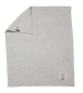 Preview: David Fussenegger Babydecke Teddy 'Hase' 75 x 100 cm Filz - Hellgrau