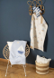 Preview: David Fussenegger Babydecke Maja 'Segelboot' 75 x 100 cm Hellblau