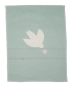 Preview: David Fussenegger Babydecke Lili 'Taube' 70 x 90 cm Grün