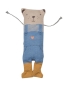 Preview: David Fussenegger Babydecke Juwel in der Puppe 'Bär' 70 x 90 cm Blau