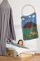 Preview: David Fussenegger Babydecke Mila 'Dinos' 75 x 100 cm Efeu - Grün