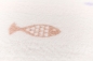 Preview: David Fussenegger Babydecke Mila 'Fische' 75 x 100 cm Rohweiß