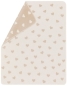 Preview: David Fussenegger Babydecke Plaid Carla 'Herzen' 70 x 90 cm Rohweiß