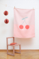 Preview: David Fussenegger Babydecke Lili mit Stick 'Wurm' 70 x 90 cm Altrosa