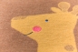 Preview: David Fussenegger Babydecke Lili mit Stick 'Giraffe' 70 x 90 cm Braun