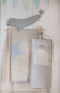 Preview: David Fussenegger Babydecke Juwel 'Wal/Streifen' 70 x 90 cm Filz - Grau