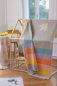 Preview: David Fussenegger Kinderdecke Juwel 'Regenbogen' 140 x 200 cm Filz - Hellgrau