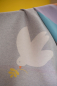 Preview: David Fussenegger Kinderdecke Juwel 'Regenbogen' 140 x 200 cm Filz - Hellgrau