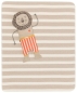 Preview: David Fussenegger Babydecke Juwel in der Puppe 'Löwe' 70 x 90 cm Natur