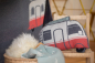 Preview: David Fussenegger Kinderdecke Juwel 'Camping' 140 x 200 cm Grau