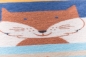 Preview: David Fussenegger Babydecke Juwel 'Fuchs Multistreifen' 70 x 90 cm Marine - Blau