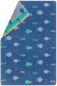Preview: David Fussenegger Kinderdecke Juwel 'Fische' 100 x 140 cm Marine - Blau