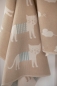 Preview: David Fussenegger Kinderdecke Juwel 'Katzen' 70 x 90 cm Natur