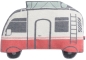 Preview: David Fussenegger Kissen gefüllt Juwel 'Camper' 43 x 33 cm Rohweiß